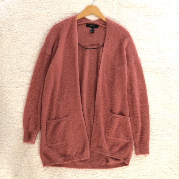 Forever 21 soft mauve pink cardigan - Picture 1 of 6